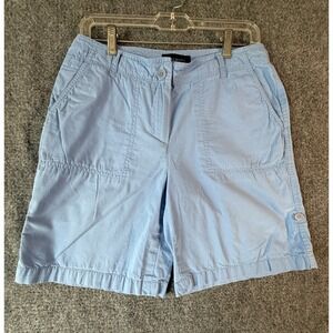 Talbots Women's Blue Bermuda‎ Shorts Size 6 Casual Summer